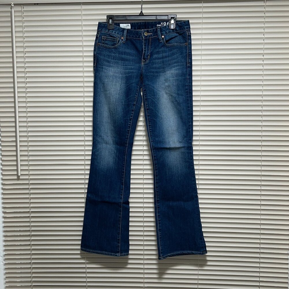 GAP 1969 High Rise Stride Wide-Leg Ankle Jeans